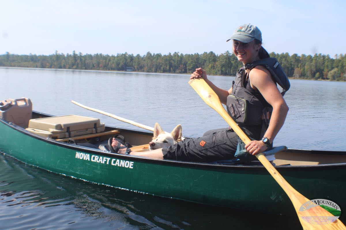 sam in canoe